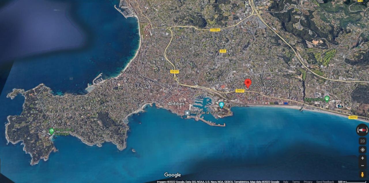 Apartment Secured Parc Velusine With Private Parking, Terrace, Pools And Tennis Courts. Antibes