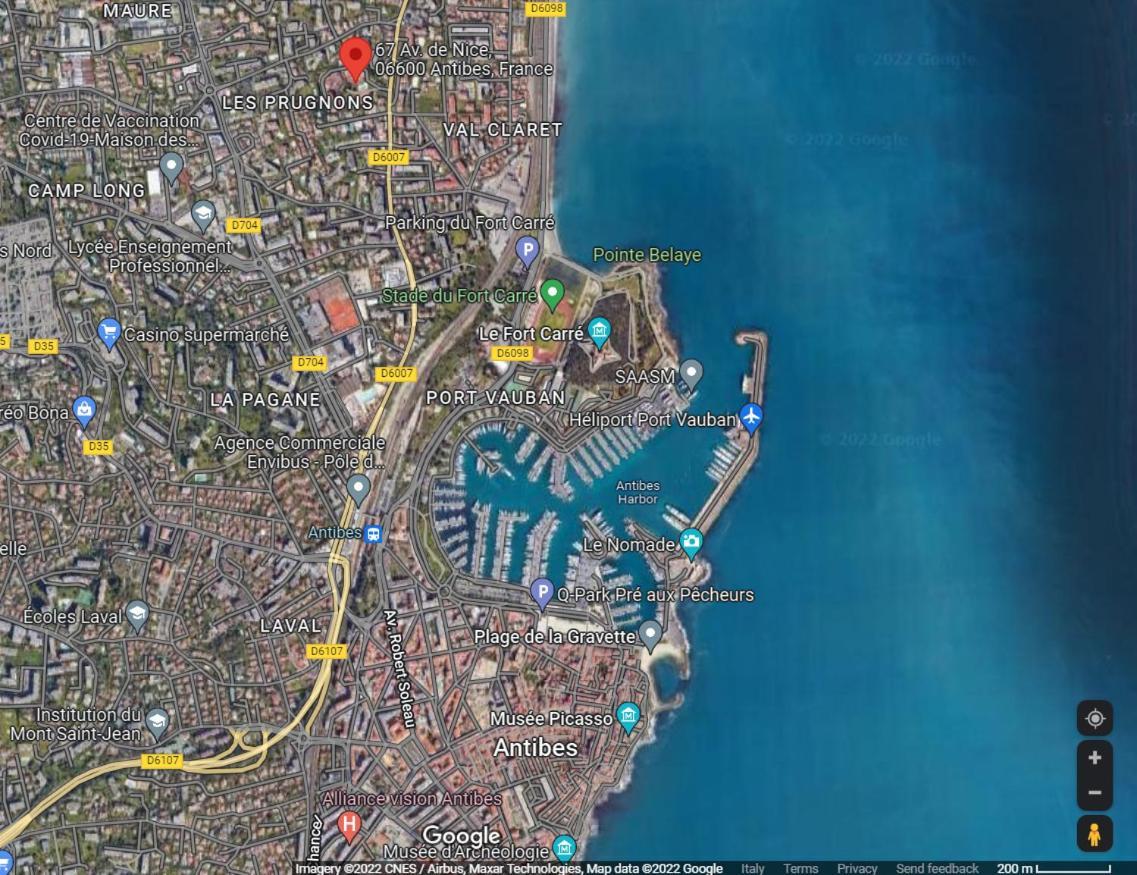 Apartment Secured Parc Velusine With Private Parking, Terrace, Pools And Tennis Courts. Antibes